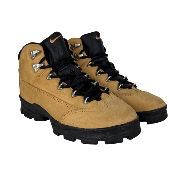 Nike Shoes - Vintage Nike ACG Air Tumalo Gimli Boots Women 7 Youth 5.5 Tan Leather Hiking 90s